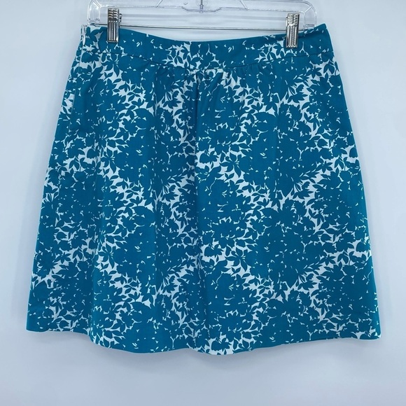Boden Dresses & Skirts - Boden Turquoise Floral print skirt size 8